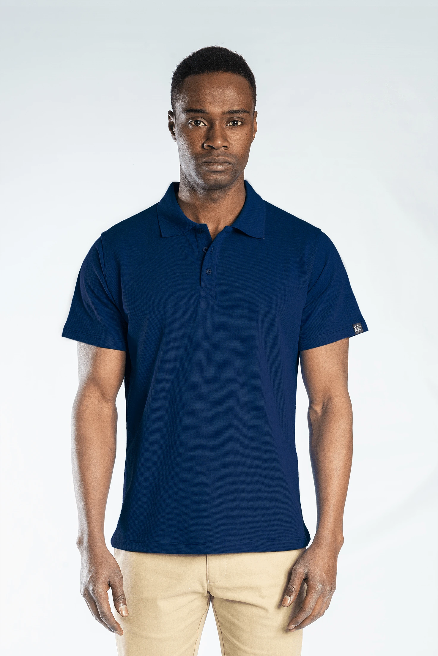 Elegans Polo Pike T-Shirt Lacivert