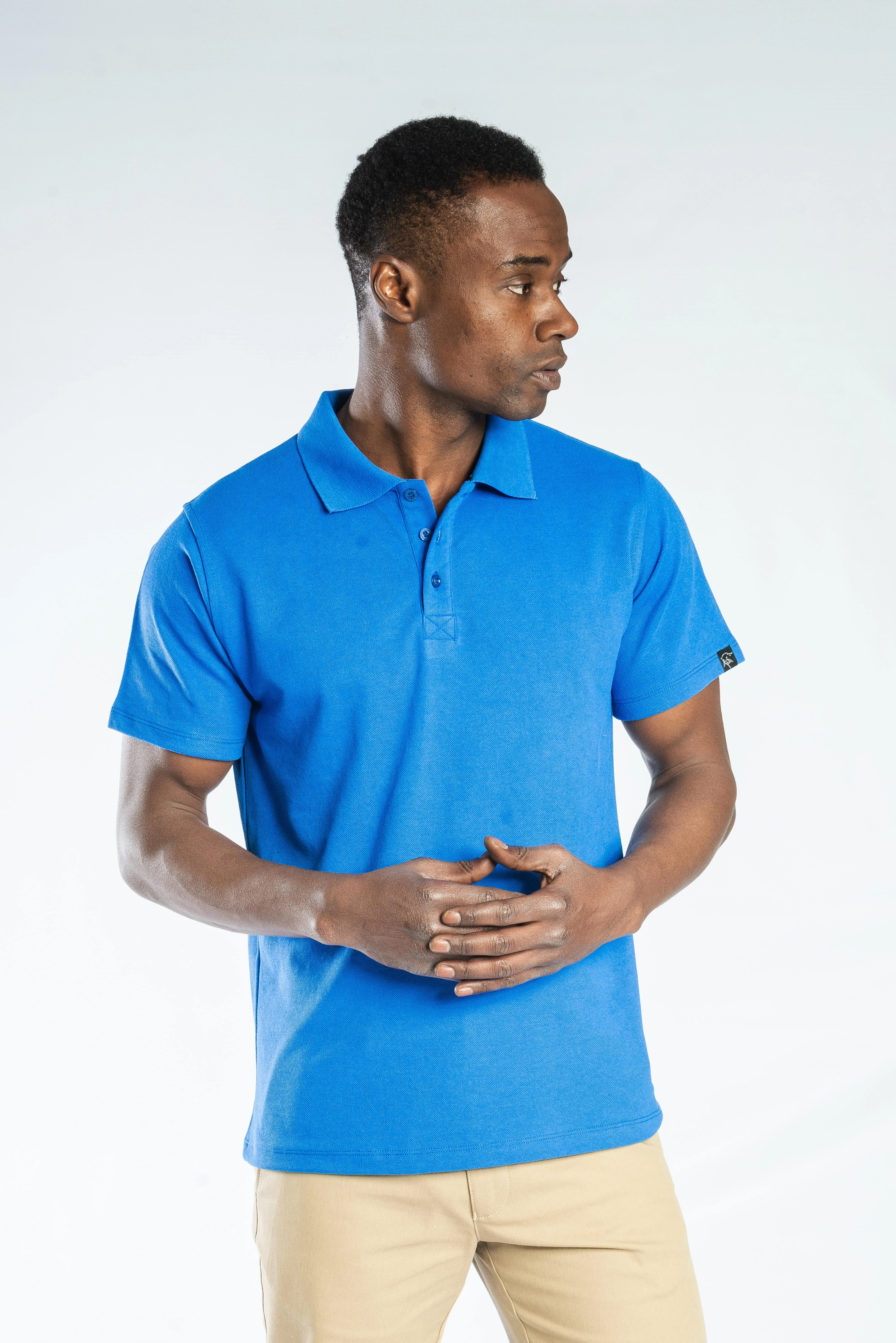 Elegans Polo Pike T-Shirt Saks Mavi