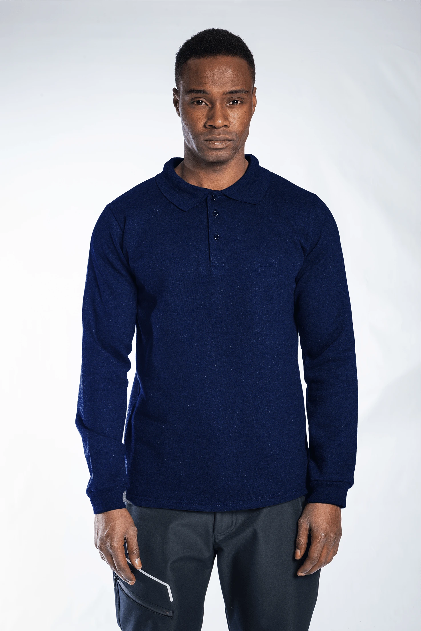 Regular Polo Sweatshirt Lacivert